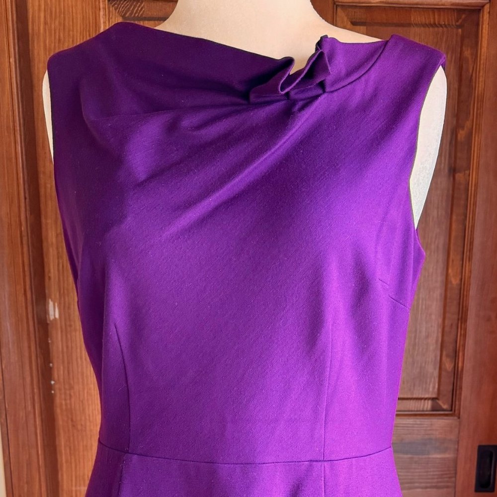 Jones New York Purple Sheath Dress, Sz 12, EUC